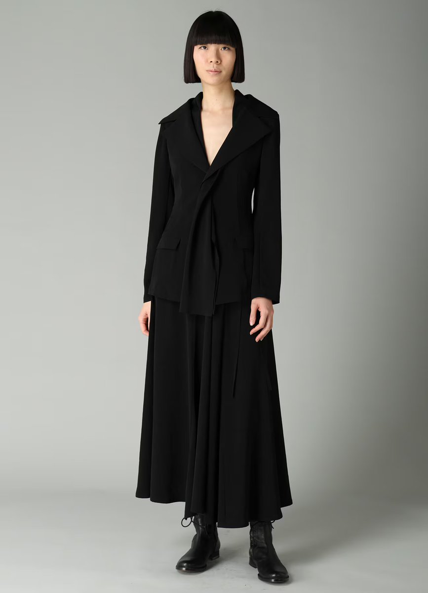 PICK UP】Yohji Yamamoto collections Ta/Pe CREPE DE CHINE STOLE