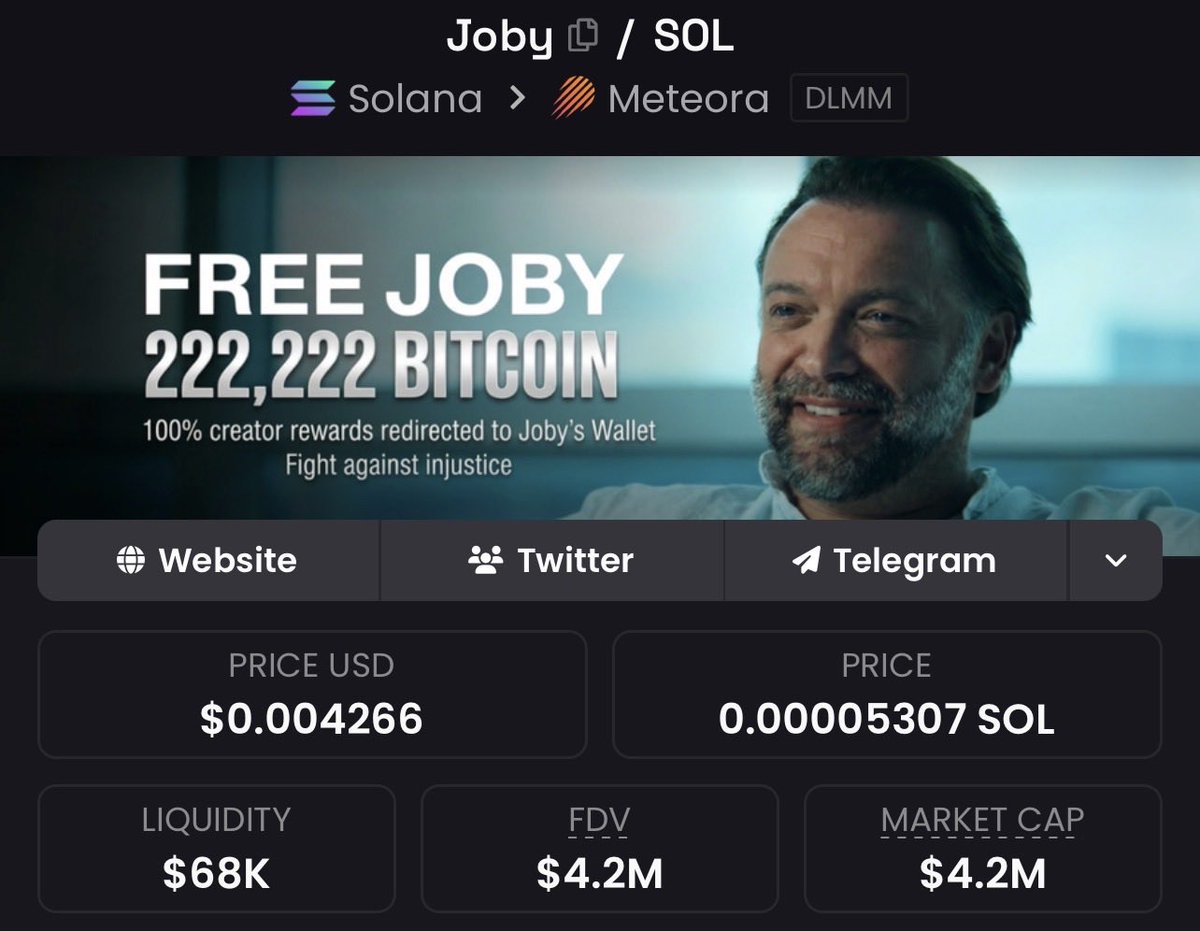 Mindof_1's tweet photo. Currently $JOBY   is at $4.2M Mcap I had already given instructions to follow me in my private .
We made a profit of 30x🚀
My subscribers are happy. Don't miss the next opportunity 🥇 https://t.co/jsKDEoh31u