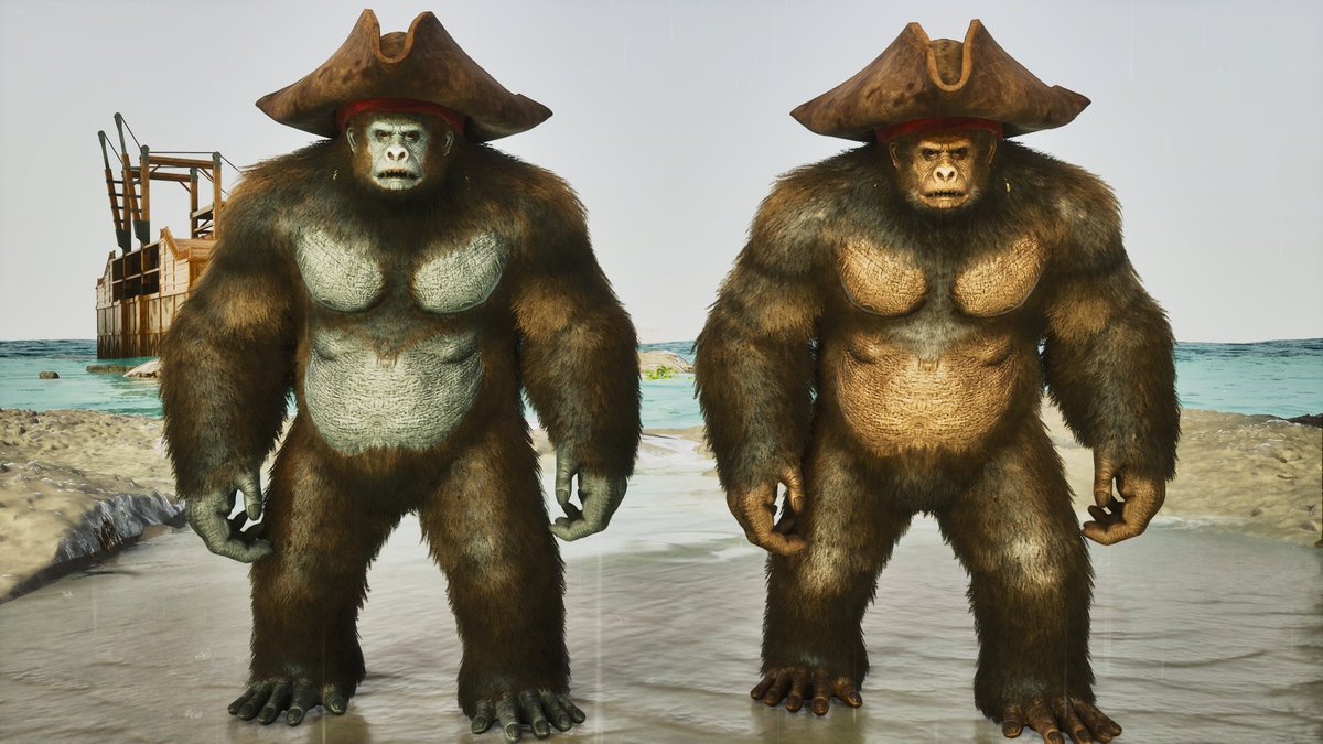 v2penguin's tweet photo. ARK 　新マップのジェネシス1実装

ロルバとか色々ありましたがとりあえず船を作って大海原を冒険

オウムもテイムしたけど肩に乗せてると全体チャットに流れてる言葉をひたすら真似して話してるから面白いw https://t.co/PxN68Qb1Vx