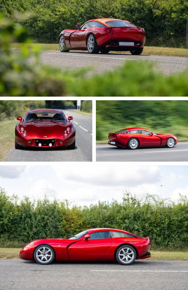 tvrccj's tweet photo. 本日はTVR特選中古車を紹介いたします。その名はなんと『T440R』！！
世界で1台だけホモロゲーションのために制作されたモデルです。
エンジンは自然吸気4.2L直6。
出力は440ps、0-100は脅威の4秒。
最高速は320km。
こんな夢の塊のようなTVRがたったの£249,990！次の愛車候補にいかがですか？ https://t.co/VDVkbQ3k1y