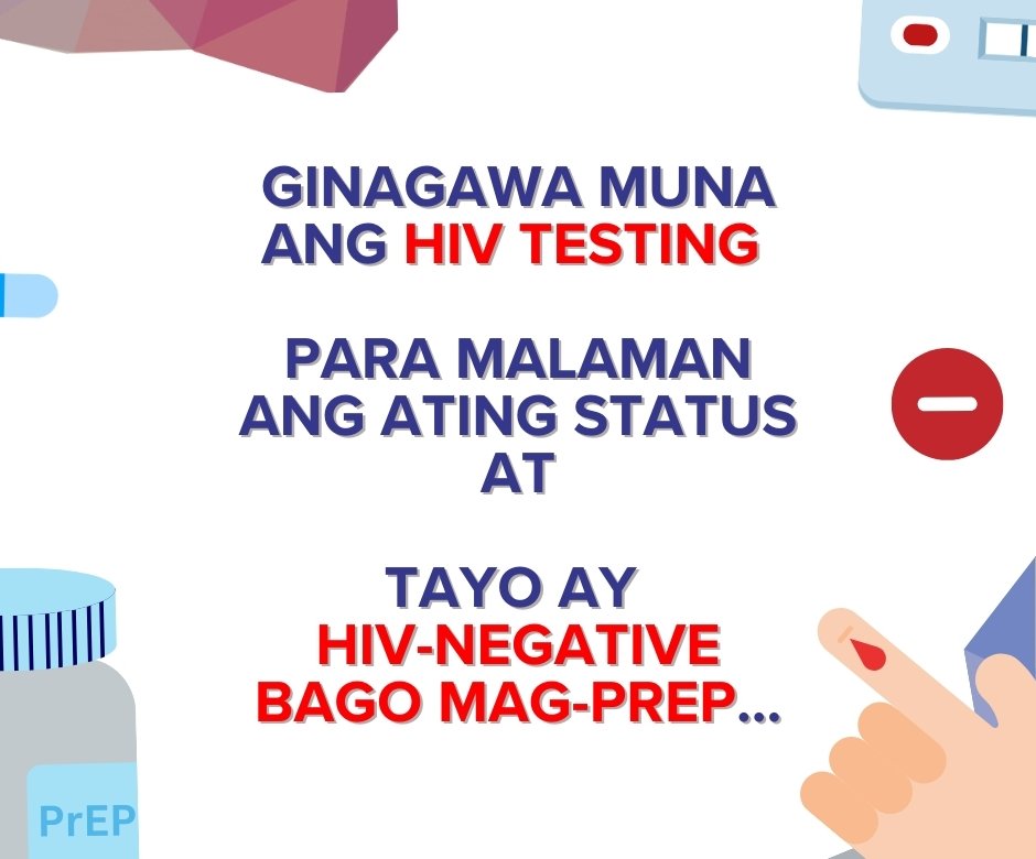 SailClinics's tweet photo. #DYK? Did you know na laging may HIV testing na kailangan pag kukuha tayo ng gamot na #PrEP para sa HIV prevention? ππ‘οΈ
Get testing and PrEP free with the SAIL Clinics and #SAILTelePrEP and #SAILTelePrEPCebu!
See you at SAIL! β΅οΈ
#TogetherWeSAIL
https://t.co/FE8O0IovBm https://t.co/524RHsu3Bm
