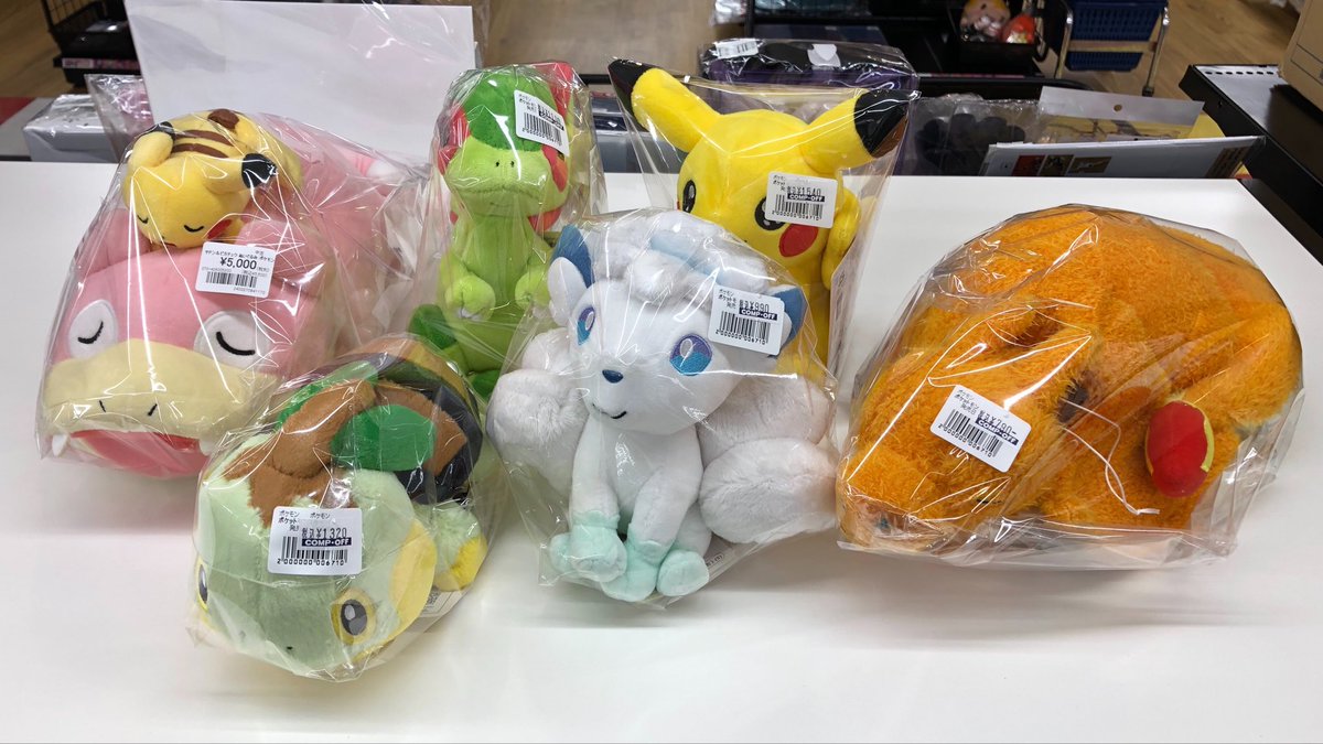 ポケモン ぬいぐるみ、アクリルスタンドが入荷しました✨