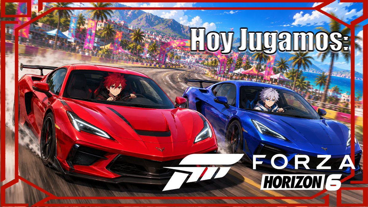 games_redwolf's tweet photo. Forza Horizon 6  -  Campeonato de temporada a tope por la autopista https://t.co/sCMY3A21qz a través de @YouTube 
Jugando con @DuRYKuN https://t.co/5EYXUVmckH