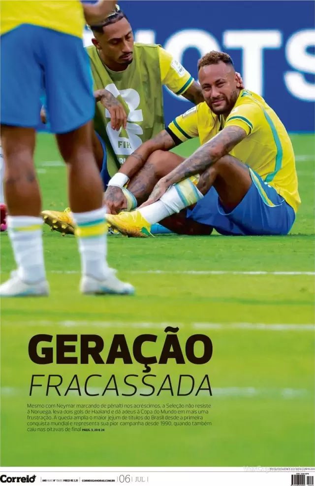 alexaguiarpoa's tweet photo. Melhor capa de hoje é do Correio da Bahia. Disse tudo em duas palavras e escolheu a foto que resume perfeitamente a manchete. https://t.co/piS71gS5xz