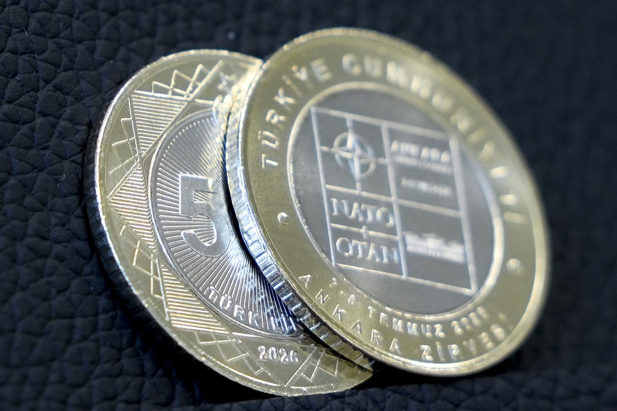 NATO Zirvesi Anısına Özel 5 Lira Madeni Para Darphane Tarafından Basıldı