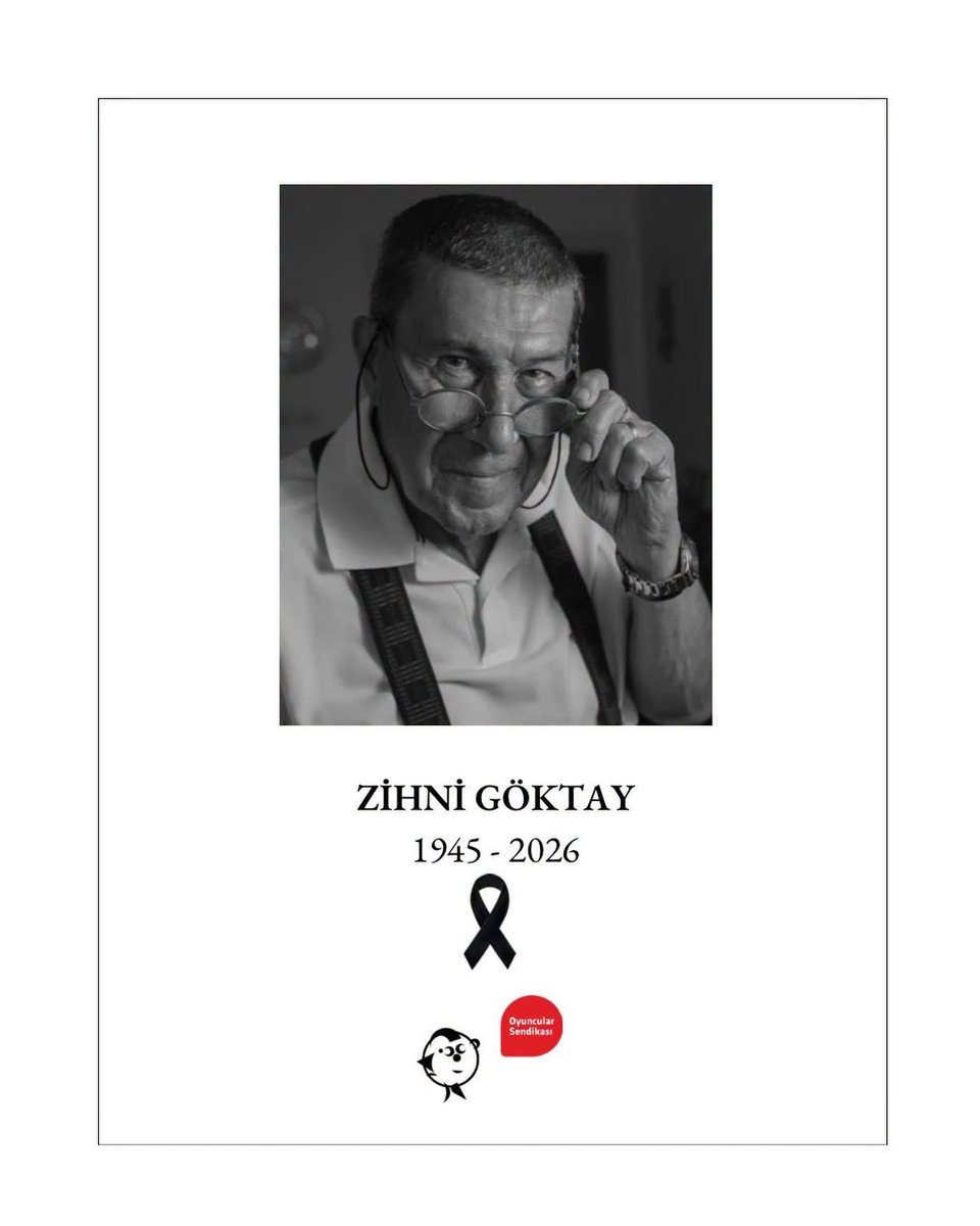 NilgnErdoa27758's tweet photo. Çok değerli meslektaşımız, tiyatromuzun usta oyuncusu Zihni Göktay’ı kaybetmenin üzünt��sünü yaşıyoruz. Başta ailesi olmak üzere tüm sevenlerine sabır diliyoruz. Hepimizin başı sağ olsun. https://t.co/Nq8A67fbzh