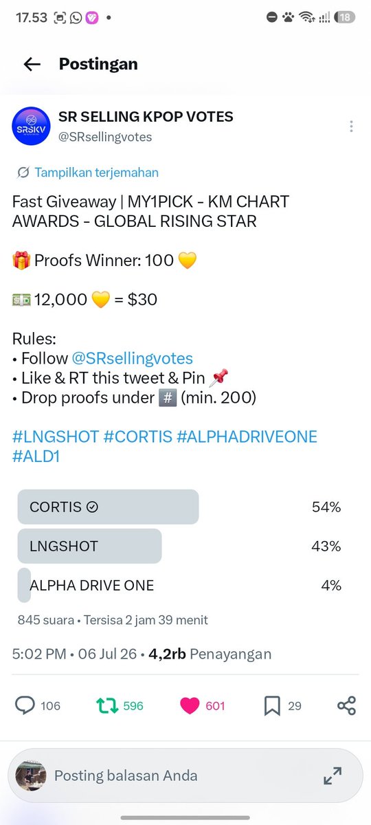 piekeyy's tweet photo. @SRsellingvotes #CORTIS https://t.co/89mCxN9Ot3