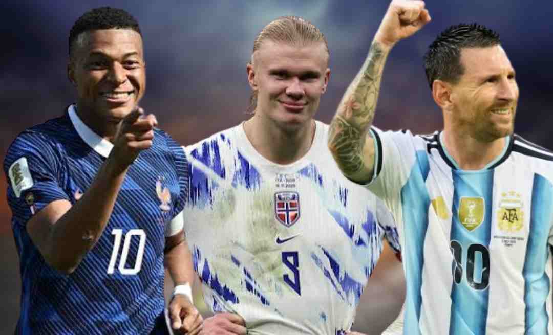 kabarselebes's tweet photo. Persaingan Sengit Golden Boot Piala Dunia 2026: Haaland, Mbappe, dan Messi Berbagi Takhta

https://t.co/BkkaofD9Qr https://t.co/5IjwhFfTof