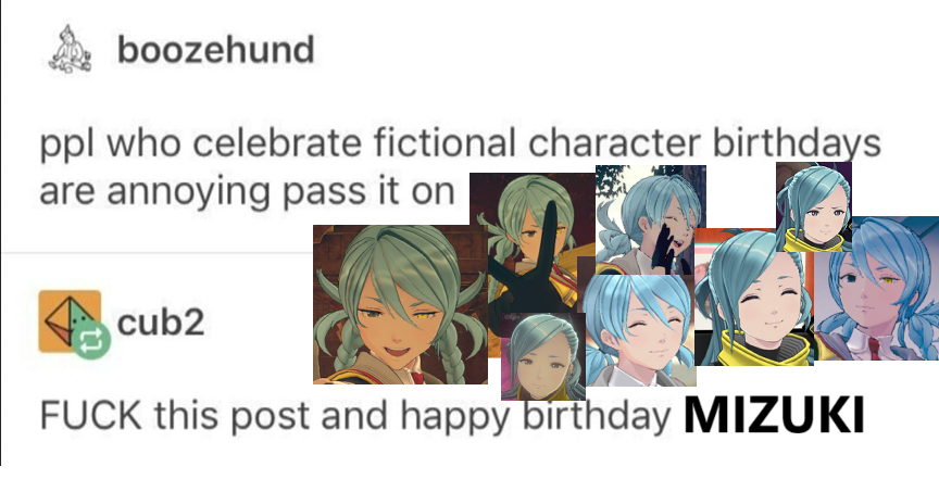 catgirlcrisis's tweet photo. HAPPY BIRTHDAY MIZUKI DATE!!!!!!!!!!!!!!!!!!!!!!! https://t.co/c5VVGUlQOT
