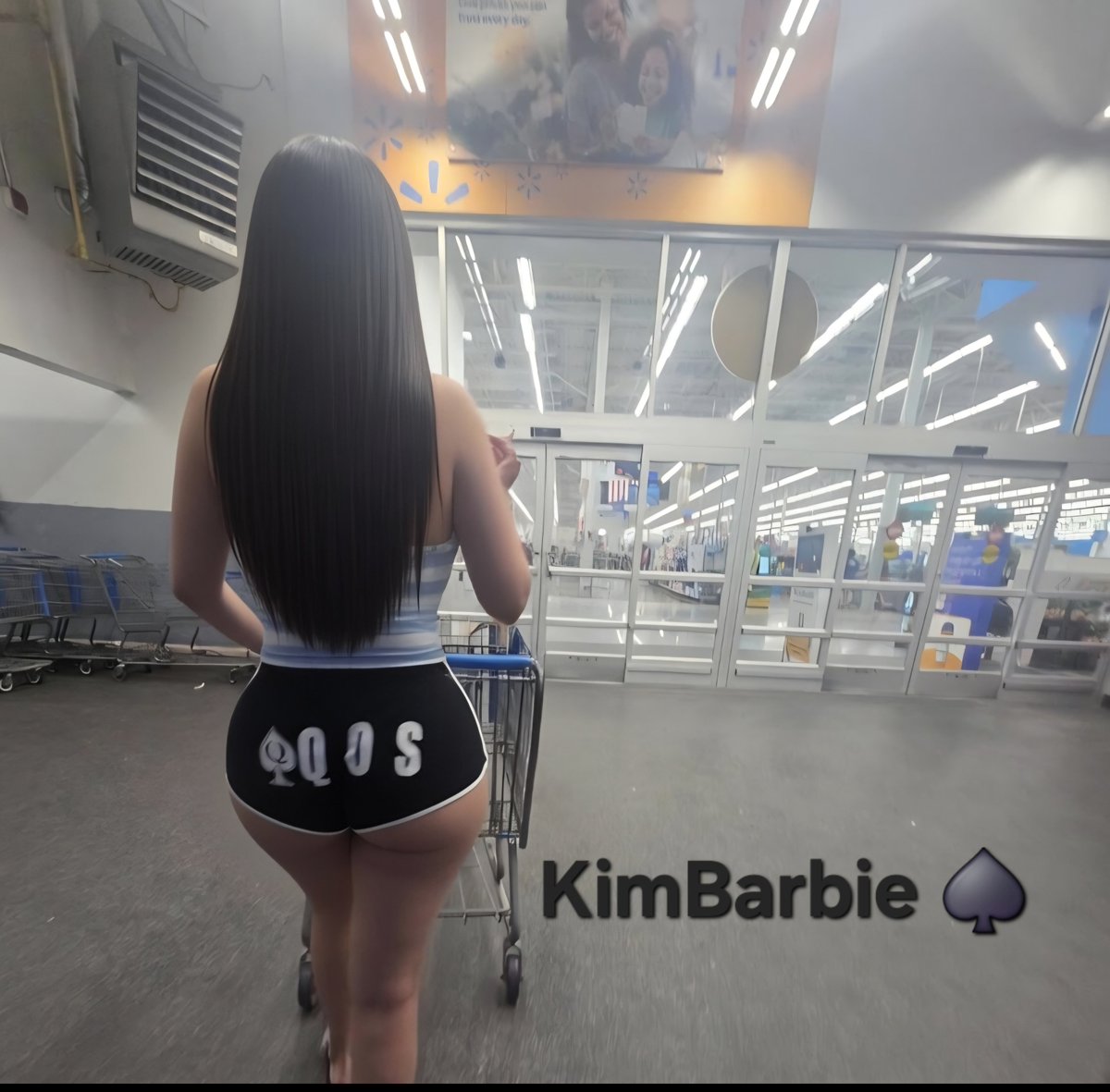 BareKimmy7465's tweet photo. Wore my favorite QOS booty shorts to Walmart today and turned heads instantly. Got approached by 3 Black men, one even asked for a pic with me 😏 It's so satisfying showing white women are happily available for their pleasure.

#QOS #QueenOfSpades #BBC #Interracial #BootyShorts #WalmartThot #BNWO