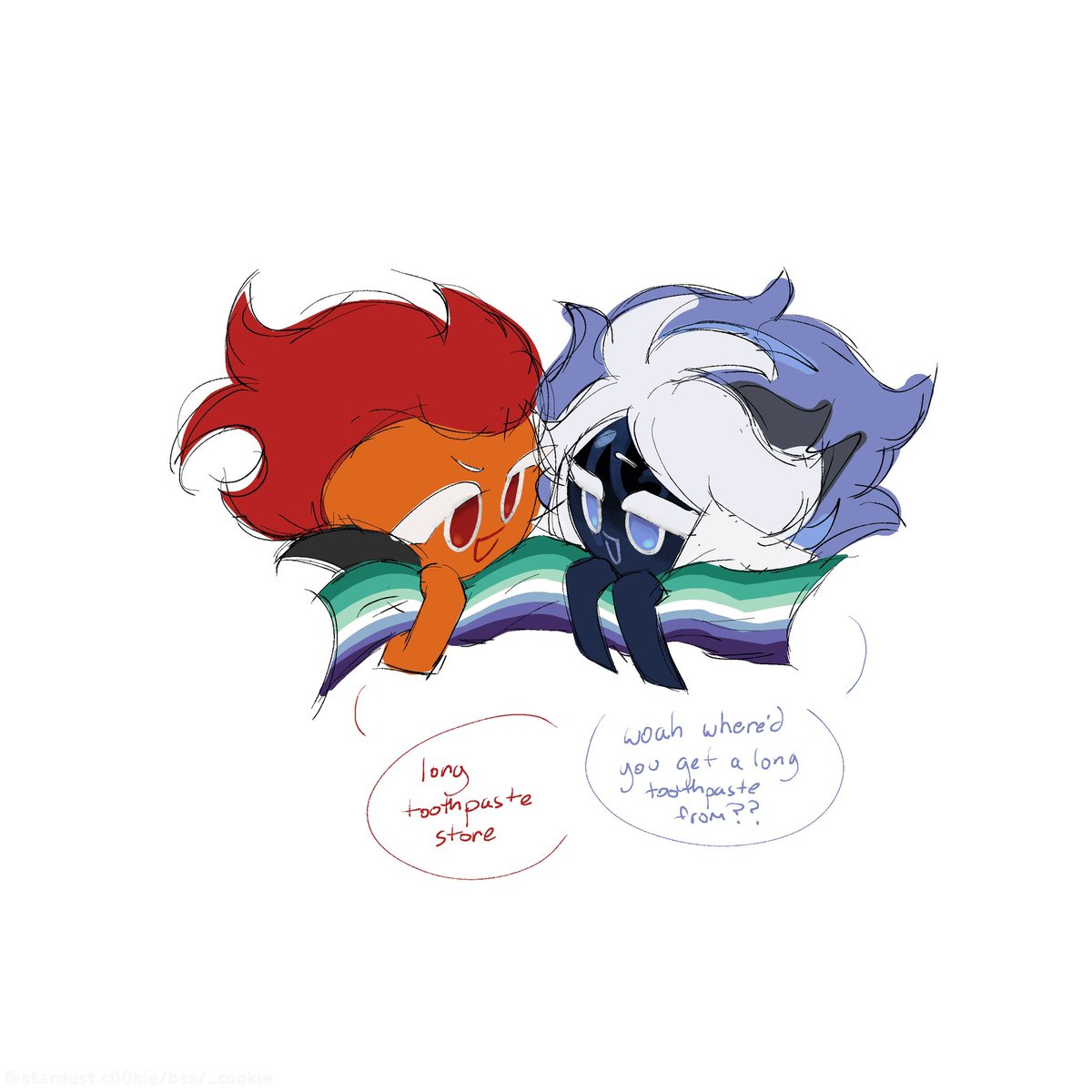 stardust_cookie's tweet photo. im feeling a little better so have some firedust doodles https://t.co/DQwLiBKtt3