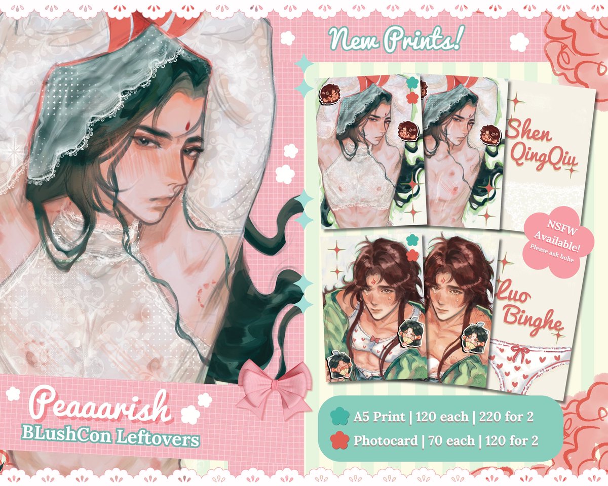 peaaarish's tweet photo. ☆ RTs Appreciated! ☆

🍐 Mail ♡rder form is now open for BLushCon leftovers!!
🔗 in replies!
🎀 Open July 6 - July 25
⭐️ More merch in thread!!╰(*´︶`*)╯♡

♡ Danmei
♡ Alien Stage
♡ Virtual Strangers
♡ GSGW / GDCD
♡ BL Manhwa &amp; Manga

#svsss #gsgw https://t.co/59Nh1x3D2d