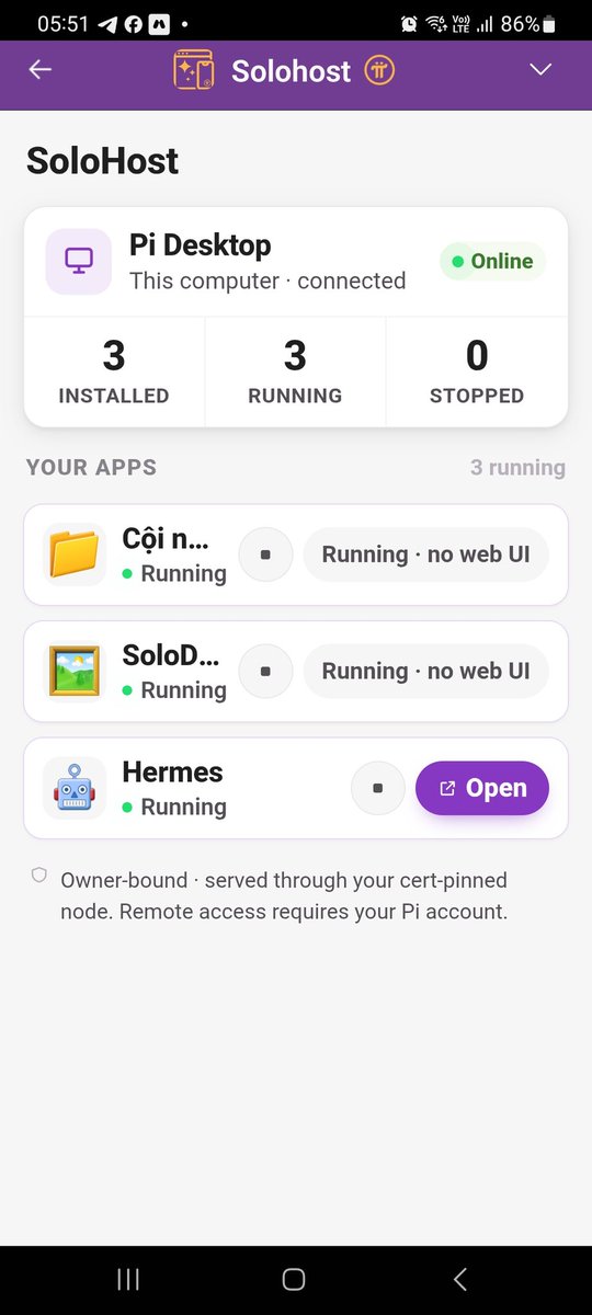 minhdtcc's tweet photo. My App: "Running · no web UI"... Why not? https://t.co/7bdr4Hvwna