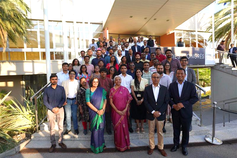 larsentoubro's tweet photo. Team L&T had the privilege of meeting and engaging with the Hon'ble Finance Minister of India, Smt. Nirmala Sitharaman during her visit to the ITER Project site in France.
The Hon'ble Minister interacted with our team members, showed keen interest in the project activities and appreciated L&T’s collective efforts, technical expertise and contribution to this prestigious international fusion energy project. #WeAreLnT