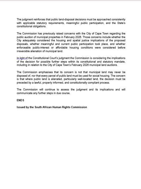 SAHRCommission's tweet photo. MEDIA ADVISORY: SOUTH AFRICAN HUMAN RIGHTS COMMISSION CALLS  FOR PUBLIC SUBMISSIONS ON DATA CENTRES AND HUMAN RIGHTS IN  SOUTH AFRICA https://t.co/r9TBxIBxXa