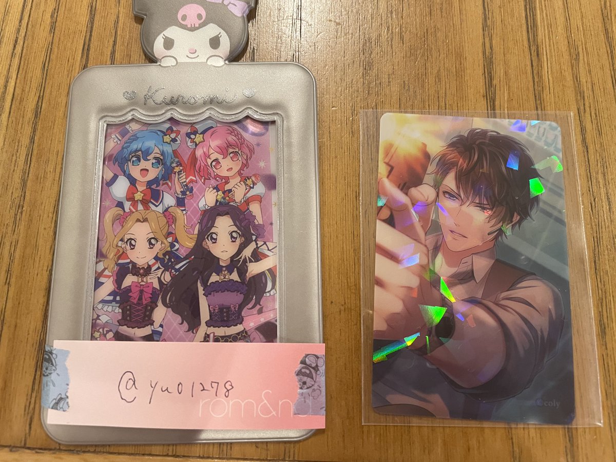 yu01278's tweet photo. @Salt04731619 初めまして、検索より失礼致します。
当方画像のものを所持しております。
神楽との郵送交換は可能でしょうか？ご検討の程宜しくお願い致します。 https://t.co/F1P43voGqu