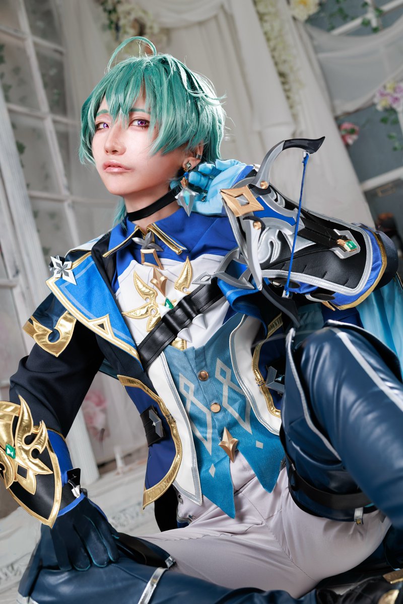 Ao_0051's tweet photo. これが欲しいのか？  ＿＿＿＿🗡️

⚠︎Cosplay / genshin / Lohen / 洛恩 https://t.co/pFkWqZZ4KM