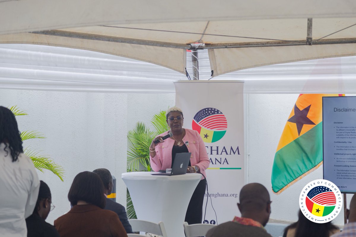AmChamGhana's tweet photo. On Tuesday, June 30, 2026, members of the American Chamber of Commerce, Ghana, visited the ACR2 Data Centre in Accra for an exclusive facility tour hosted by Digital Realty, a Gold Member of AmCham Ghana and one of the world’s leading data center and colocation providers. 

The visit gave members a firsthand look at the infrastructure underpinning Ghana’s digital transformation, with Digital Realty’s team, led by Mr. Ing. Joseph Koranteng, PMP®, Managing Director, walking the group through ACR2’s carrier-neutral architecture, its direct connection to the 2Africa subsea cable system, and the five-layer security and redundant power systems that keep the facility running around the clock.

Kindly read more here: https://t.co/ahGtnImU7B