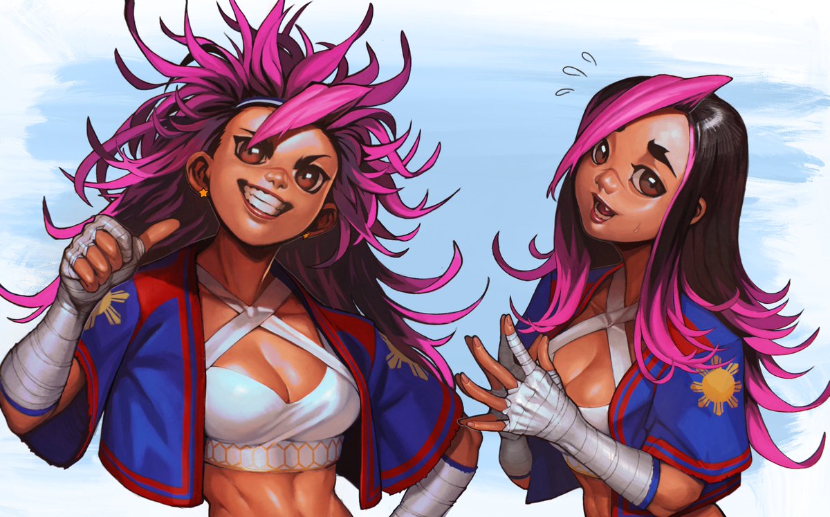 NotEstyy's tweet photo. She can be your angle or yuor devil 
#Yasmine #Streetfighter６ #スト6 https://t.co/opQFs3bOve