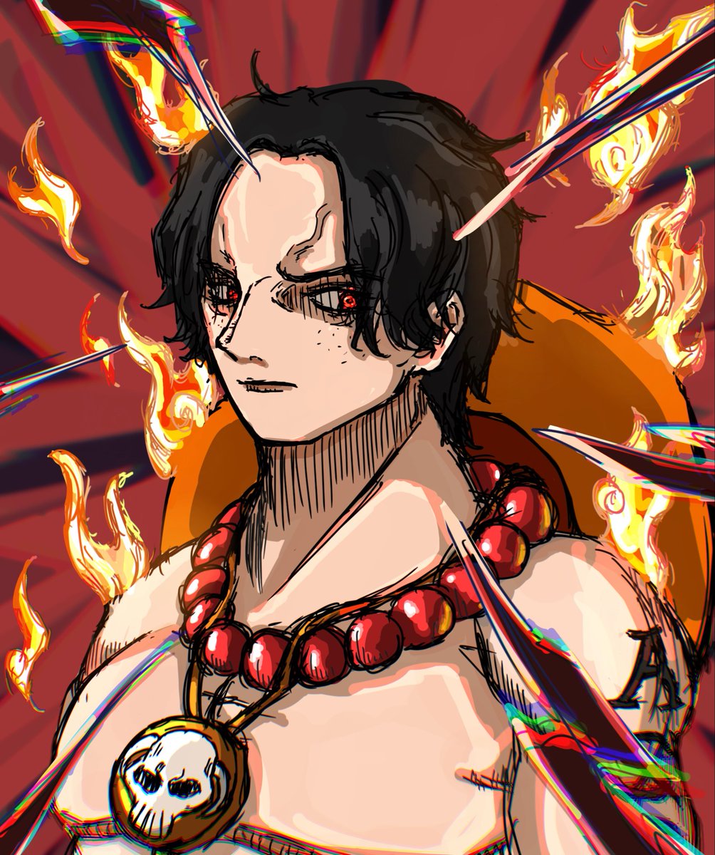 gotatu_'s tweet photo. エース(覇王色)
#ONEPIECE https://t.co/YpUPL34kGb