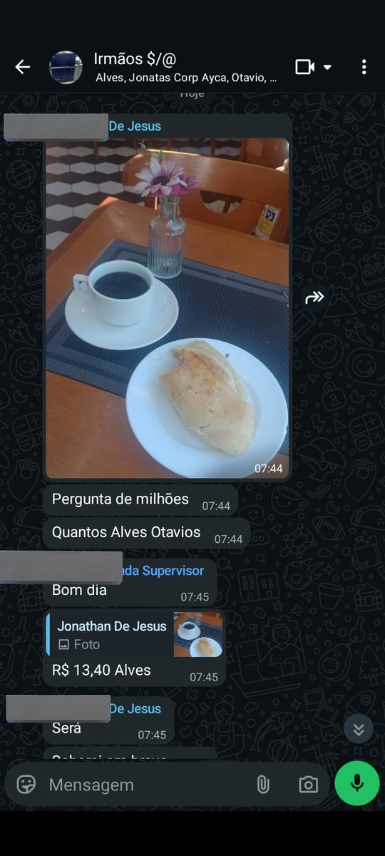 iscarafolha's tweet photo. Eu gosto muito do grupo de técnicos da minha empresa porque a principal atividade é tentar adivinhar quanto custou o café da manhã em padarias diversas https://t.co/nK7diqV7WC