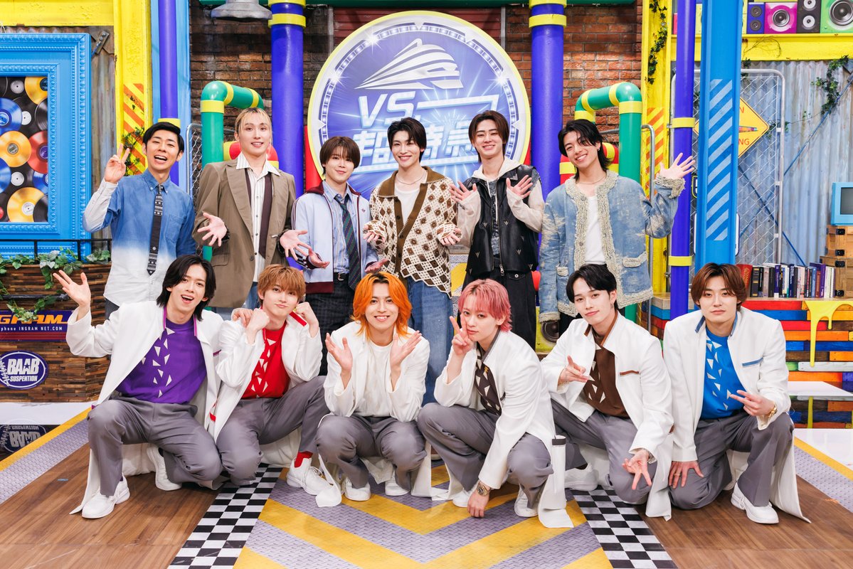 sd_bt's tweet photo. ⏰本日25:09〜放送！⏰

超特急の冠番組
日本テレビ『VS.超特急』

今回のゲストは、GENICさん！✨
ぜひご覧ください！👀

▼番組HP
https://t.co/f8YvEYKh1q

@vs_bullettrain
#VS超特急 https://t.co/4S7PZ6mFl1