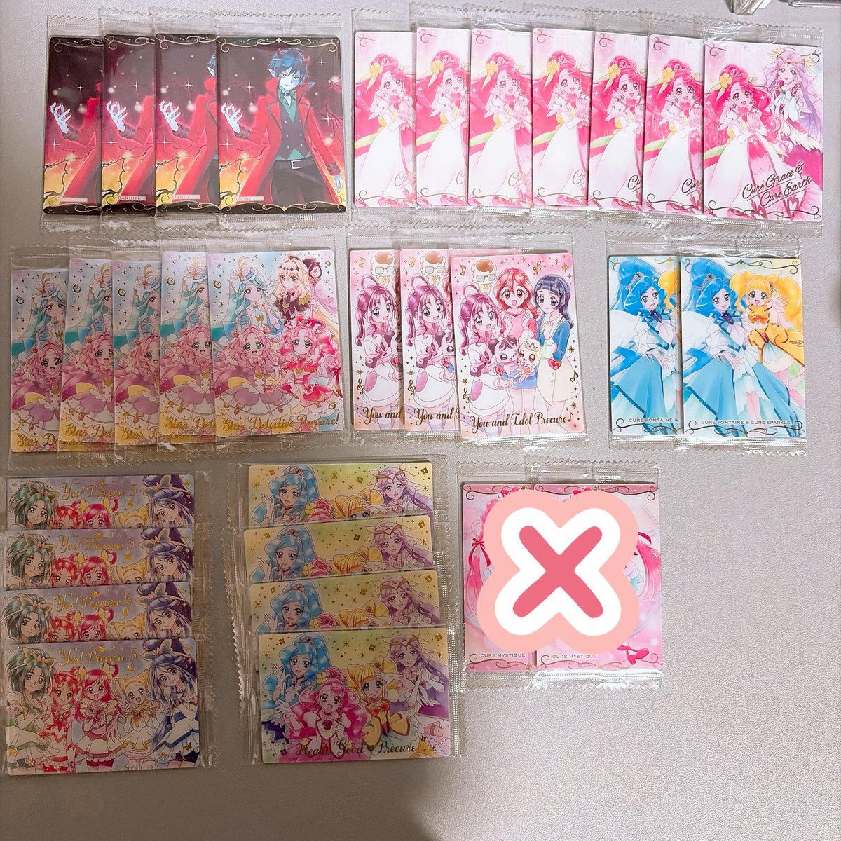 ten33055's tweet photo. 【交換】プリキュア ウエハース 13

譲→画像のもの
求→キュアエクレール＞ジェット先輩

異種、比率違いも可。郵送での交換希望。
お気軽にお声掛け下さい。 https://t.co/VqJIhOuabb