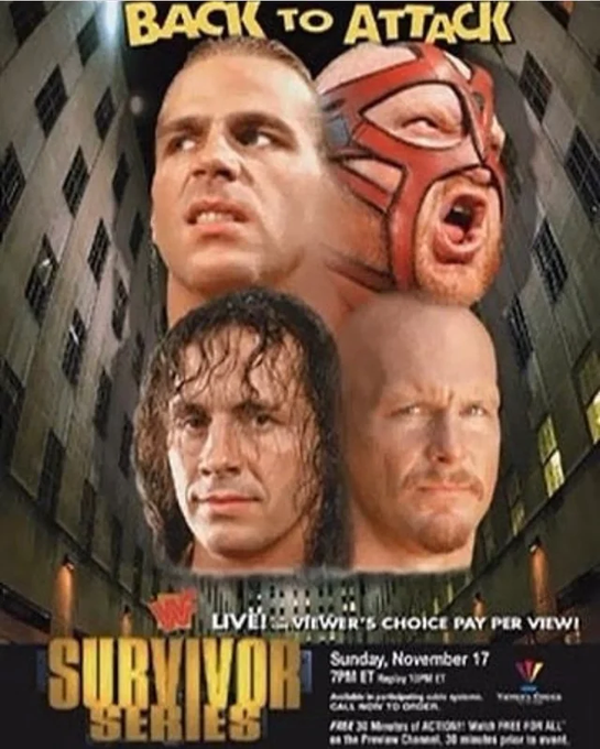 the_joe_marotta's tweet photo. Original Survivor Series '96 ad

featuring Vader https://t.co/y1VHdm7wVV