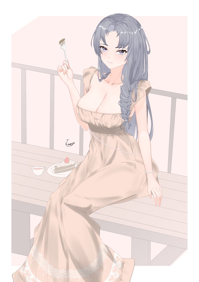t4_meng's tweet photo. 下午茶時光~/tea time~🍰
Pixiv: https://t.co/FsLIdlu91u

題外話: 電腦要壞了😭這幾天好難開機，給維修人員現場弄都正常，抱回家又開不了🤌

#原創角色 #oc #illustration‌‌ https://t.co/xVC7M77ldJ