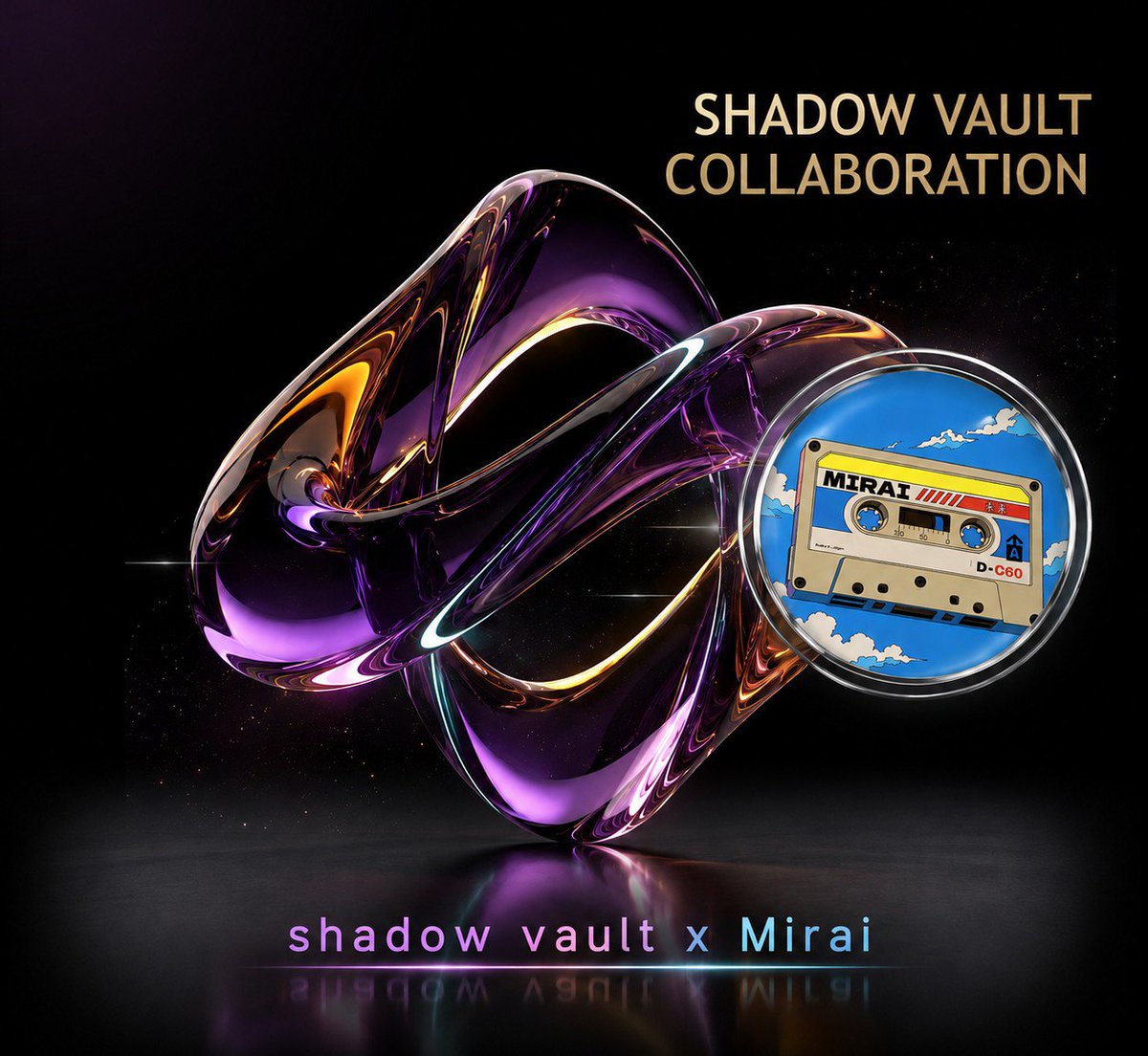 ShadowVaultDao's tweet photo. We are happy to announce our collaboration with 
@MiraipopNFT_ 

Supply : 777
Chain : Ethereum
Mint Price : TBA

MIRAIPOP is a nostalgic universe we’re bringing on chain with lore, collectibles, and future experiences for holders. This is not AI art , inspired by City Pop, vaporwave, and 80s–90s Asian nostalgia. Think late night drives, neon streets, arcade memories, and cassette tapes from a future that never happened.

Thank you for allocating GTD spot 💙