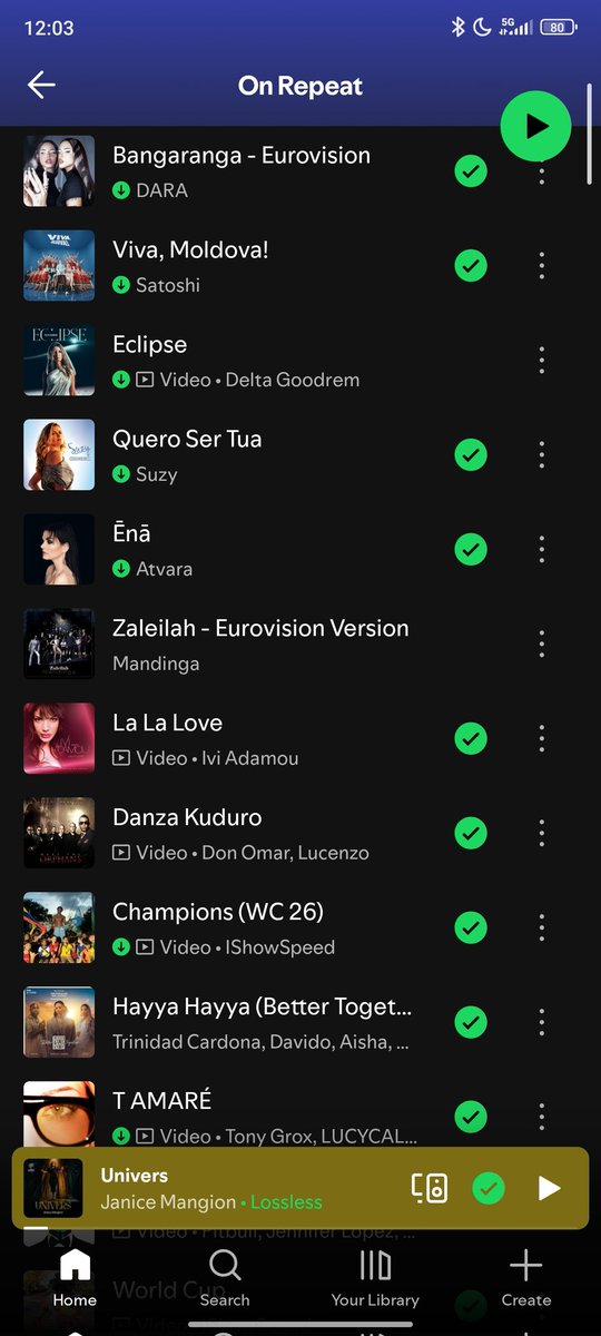 _Nugget_13's tweet photo. The football songs are catching up to the Eurovision 2026 ones (and then there's Attention by Ulrikke 😍) https://t.co/4qvh4Xz3TU