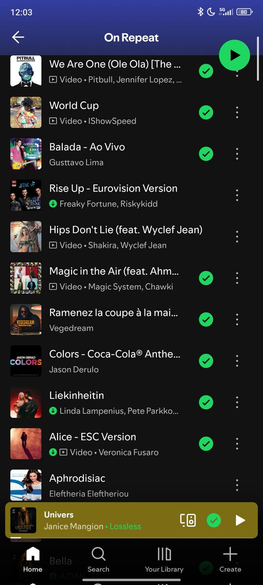 _Nugget_13's tweet photo. The football songs are catching up to the Eurovision 2026 ones (and then there's Attention by Ulrikke 😍) https://t.co/4qvh4Xz3TU