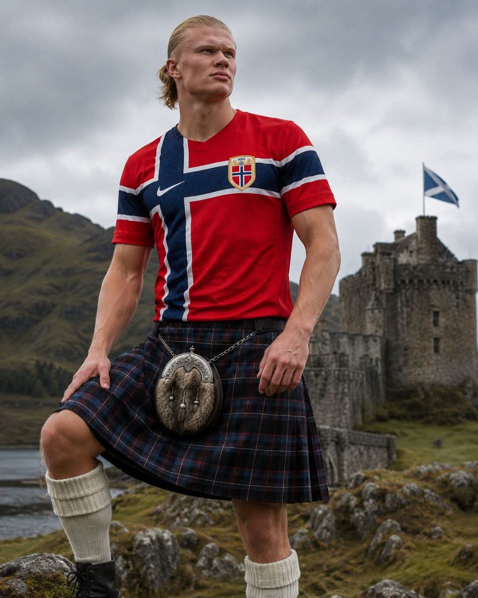 gowdavy's tweet photo. An original portrait of Erling McHaaland, far off ancestor of Norwegian striker Erling Haaland, has been discovered in a Scottish castle.
The big man has asked all Scottish fans to now support Norway in the World Cup.
🇳🇴🇳🇴🇳🇴
@norgefans 
@erling https://t.co/ktLJ9J5QIe