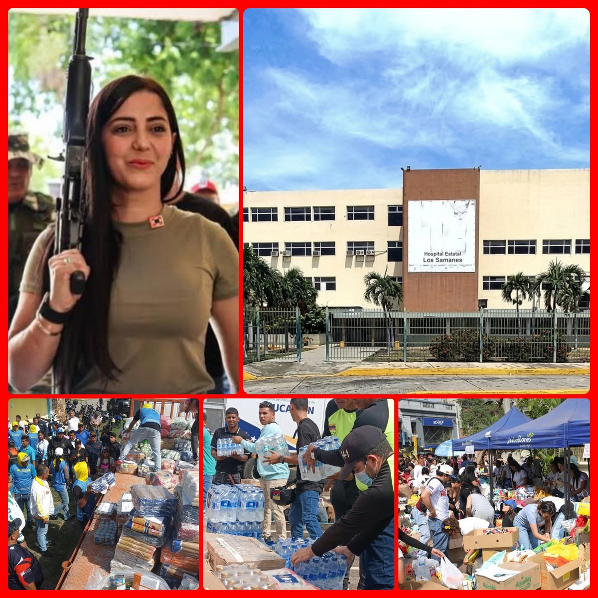 meridarebelde18's tweet photo. 🚨¡EL DESCARO DE JOANA SÁNCHEZ NO TIENE LÍMITES EN ARAGUA!
La ayuda humanitaria y donaciones q llegan al Hospital "Los Samanes" en Maracay están siendo desviadas.
Los funcionarios d la Gobernación retiran los insumos y son llevados a otros sectores para hacer propaganda política. https://t.co/VaAHbyZbqj