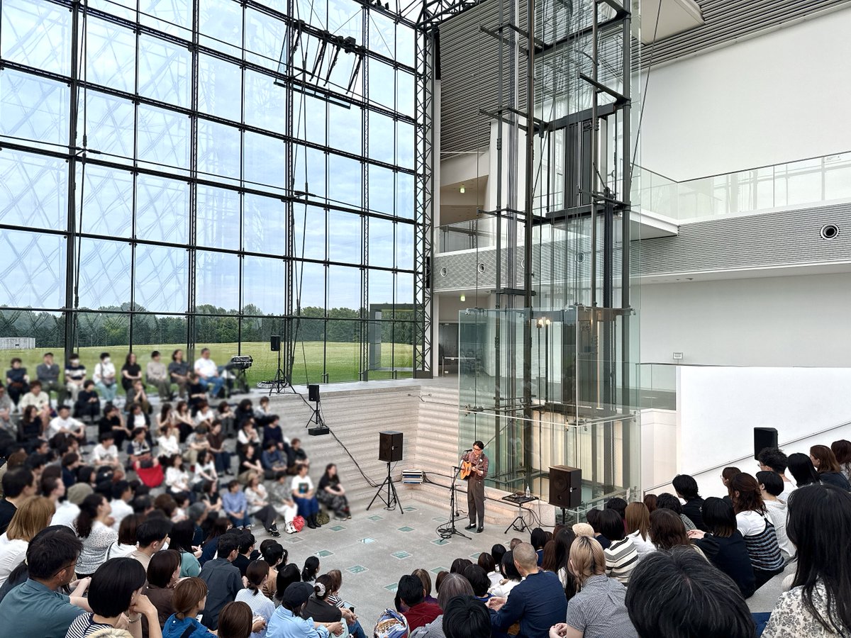 KIRINJIOFFICIAL's tweet photo. 🎸#KIRINJI弾き語り 〜ひとりで伺います

2026.7.5(日)
[北海道]札幌・モエレ沼公園 ガラスのピラミッド
ありがとうございました！！

次回の伺います〈7•8月公演〉は…
7/25(土)山梨・ぶどうの丘
7/26(日)埼玉・進修館 ※完売
8/1(土)千葉・大多喜有用植物苑
8/2(日)茨城・日立シビックセンター天球劇場

🎫BitfanPassとメール予約にて販売中
https://t.co/VsTlwNq5Y9

伺いますツアーも47都道府県制覇まであと少しとなりました🤏
お近くの方はもちろん遠方の方も旅行がてらぜひ！お待ちしております！

(STAFF)