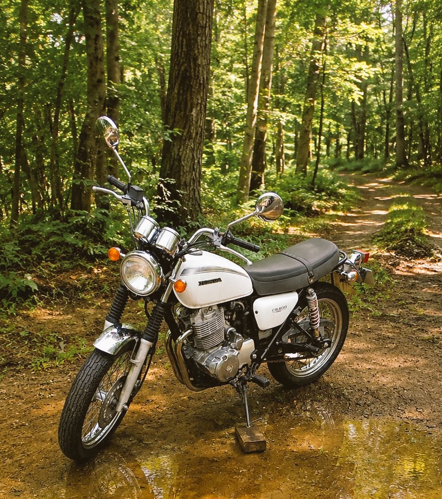 matubokkurinnn's tweet photo. 壊れて処分してしまった、夫の初めてのバイク。
やっぱりカッコいいな。

このバイクが家にあったときは本当にバイクに興味がなくて何とも思わなかったけど。乗ってみたかったな。
とは言え、古いバイクだったから私には乗れなかったかもな〜。

ま、まずは卒検合格しなさいよって話だね。
#cb400ss https://t.co/Q7afF85BEf