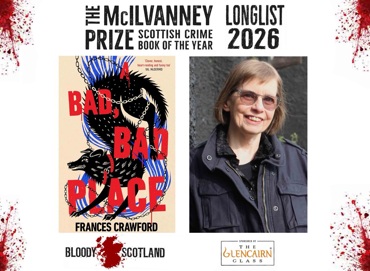 BloodyScotland's tweet photo. @Franapunk999 is having a very good year, short-listed for the McDermid Debut Prize, our Debut Prize and now long-listed for the McIlvanney Prize. You can see her on the 'Gory Glesga' panel on Sunday 20th Sep: https://t.co/4cFfNRIllh https://t.co/ZGkcMaHcR8