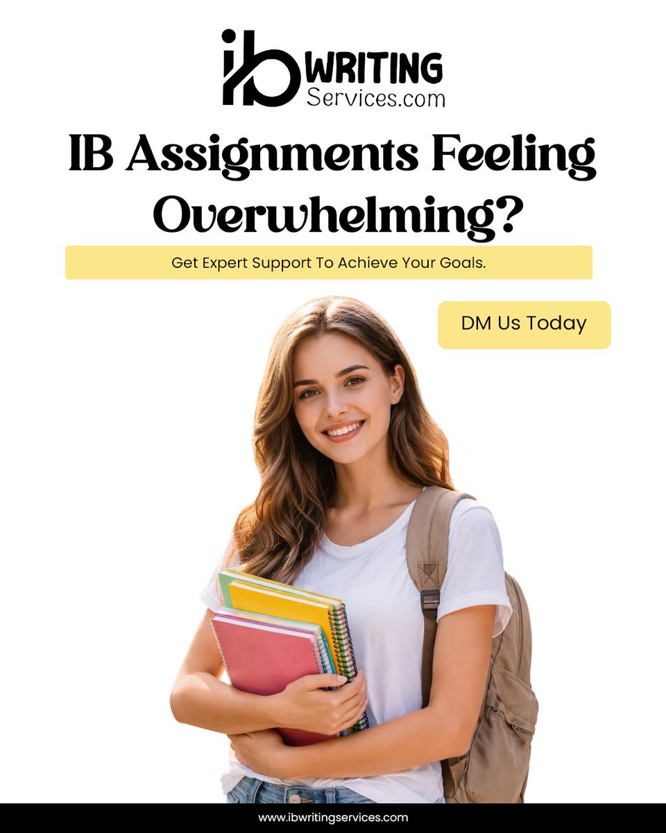 ibWriting's tweet photo. Expert IB Writing Services Offer Personalized Guidance to Ensure Exceptional Grades in All Challenging Subjects Globally. 🎓🌍

Visit: https://t.co/szPe2LaWWY

#IBWritingServices #IBDiploma #ibstudents #InternationalBaccalaureate #IBExtendedEssay #GlobalStudents #AcademicWriting https://t.co/vBJloWhacz