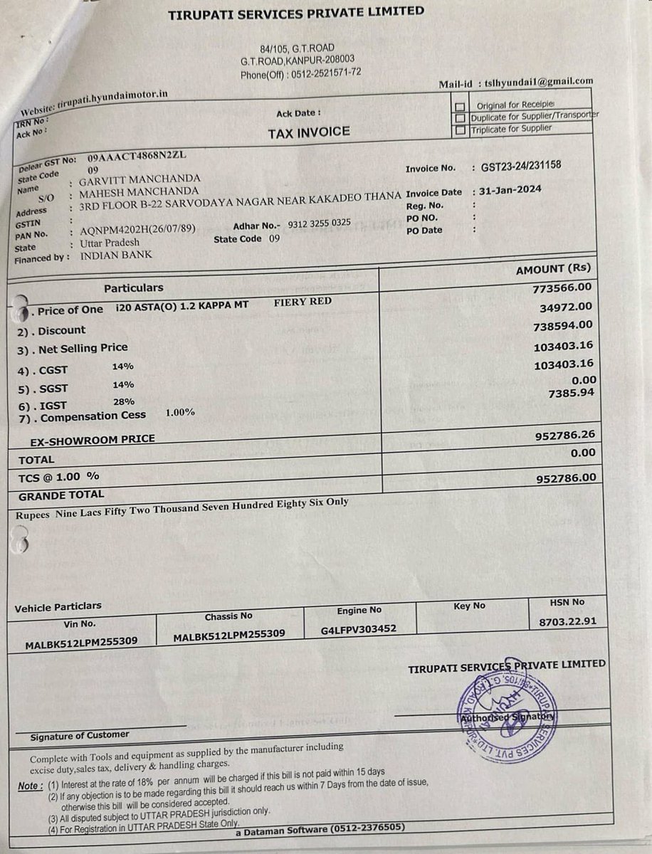 garvittsam's tweet photo. Purchase Invoice Proof along with Extended Warranty Purchase proof https://t.co/NmzNQ5uKrp