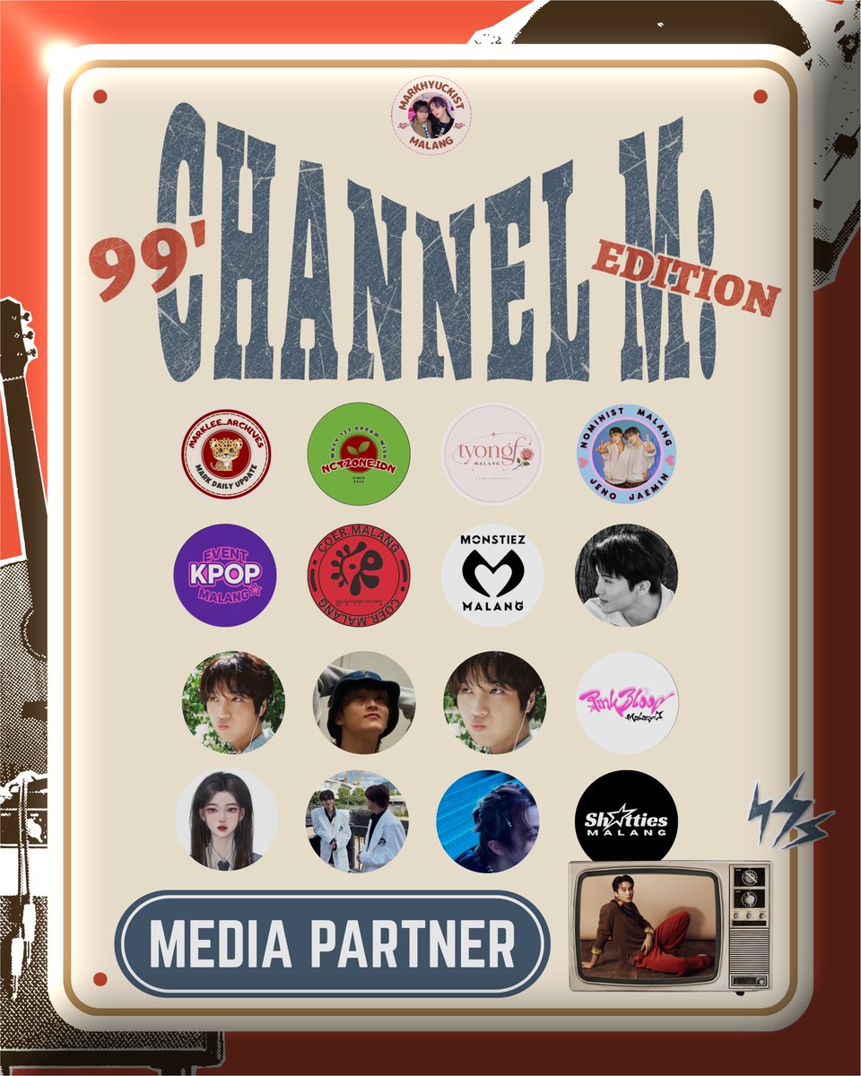 sskngntuk's tweet photo. 📼 Rewind to the 99's, tune into CHANNEL M : 99'S EDITION! 💙

Let's rewind to the 99's and celebrate Mark Lee Birthday with us! 📼✨

🗓 Sun, 2 Aug 2026
📍 Oppa Express Kayutangan, Malang
🎟 65K
🐾 https://t.co/spQi1ZM4eW

— event by @mhistmalang
#CHANNELM99EDITION #MARK #MARKLEE