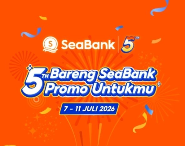 RacunBelanja's tweet photo. Daftar Promo Ultah Seabank ‼️
🗓️ 7-11 Juli 2026

Ada Point Coffee Rp5.000, diskon 50% di Shopee, diskon pulsa, dll

Yang punya rekening seabank cek di bawah ⬇️ https://t.co/2TQqbp1T3z