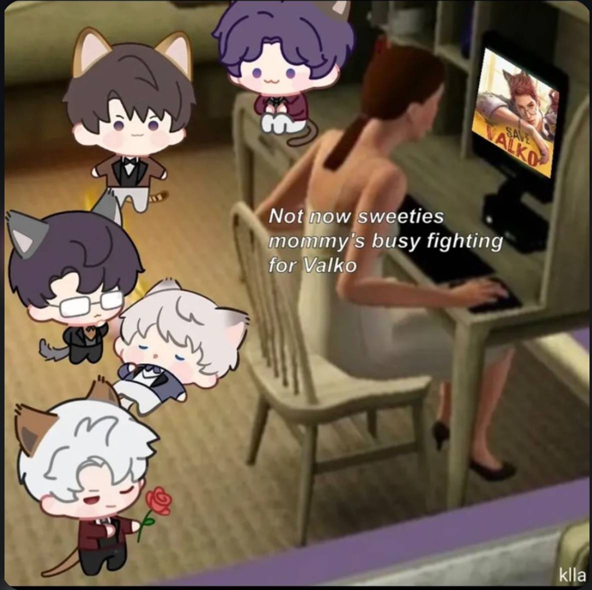 loserwthglasses's tweet photo. it's been nearly a week and we're still doing this 👹

#Valko #JusticeForValko #恋与深空 #敖尹 #LoveAndDeepspace #LADS #BringValkoBack #SaveValko
#BringBackValko #LADSValkoReturn https://t.co/aBW5pHtsht