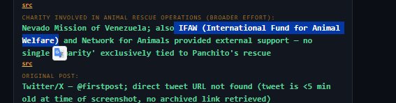 BasedDeveloper_'s tweet photo. The name is Panchito

and we have a charity on pf  IFAW (International Fund for Animal Welfare)

https://t.co/QUFpzLncy0
https://t.co/F2tnnWjGJL https://t.co/PX3vEn8cbg