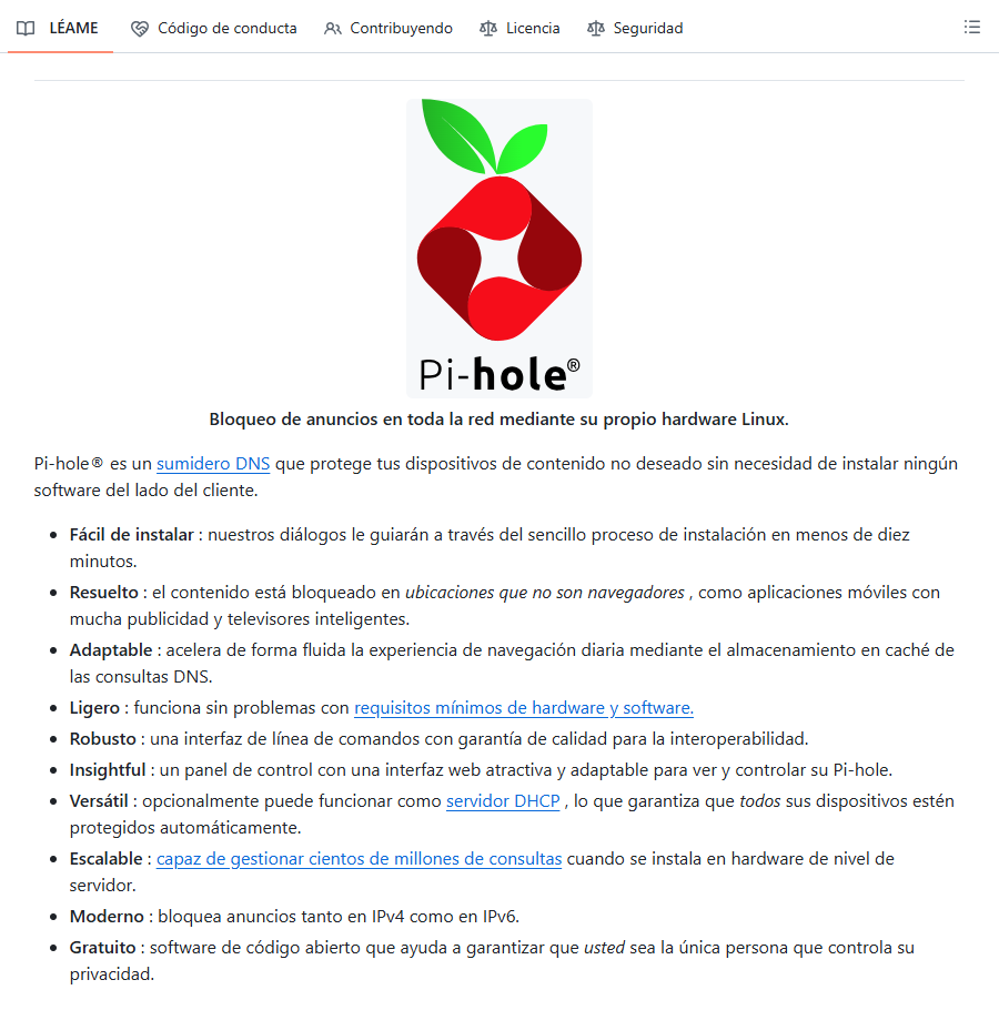 _guillecasaus's tweet photo. Google gana 238.000 millones de dólares al año mostrándote anuncios.

Y la mayoría de dispositivos que tienes en casa ni siquiera pueden bloquearlos.

Pero un desarrollador hizo algo diferente.

Creó Pi-hole.

Una herramienta que bloquea anuncios y rastreadores para toda tu red antes de que lleguen a cualquier dispositivo.

→ Se instala en una Raspberry Pi, Docker o cualquier equipo con Linux
→ Bloquea anuncios en móviles, Smart TV, tablets y ordenadores
→ También elimina rastreadores y dominios de telemetría
→ Funciona para toda la red sin instalar nada en cada dispositivo

Es 100% gratis. Open-source. Sin suscripciones.

Mientras las grandes tecnológicas viven de llenar internet de anuncios...

Un desarrollador decidió bloquearlos para toda su casa.

Tiene más de 59k stars en GitHub.

Guarda esta herramienta. Merece la pena.

Te dejo el repo en comentarios 👇