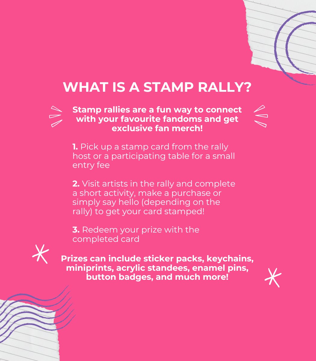 circuitrin's tweet photo. [rts appreciated 🤍]

this year's artist alley at SMASH! sydney will feature 150+ different stamp rallies with a huge variety of different fandoms and themes!

come check them all out in this spreadsheet, link below ⤵️

#smashcon #smashcon2026 #stamprally https://t.co/UogihIUQvg