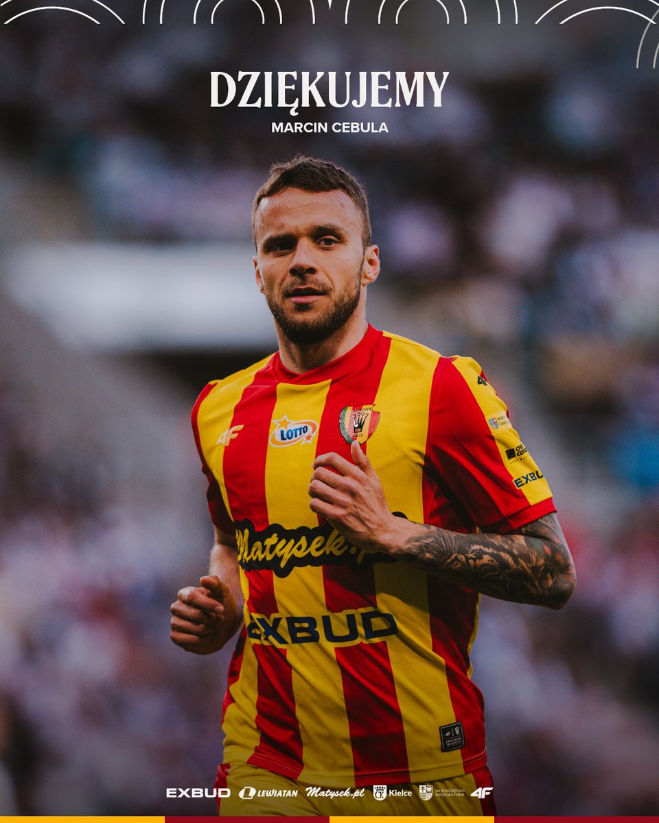 Korona_Kielce's tweet photo. 🔚 Dobiega końca kolejny rozdział wspólnej historii Marcina Cebuli i Korony Kielce. Po roku spędzonym ponownie w żółto-czerwonych barwach „Ceba” opuszcza Klub.

Marcin, dziękujemy za ten sezon, życzymy powodzenia w dalszej karierze i nie mówimy „żegnaj”, ale „do zobaczenia”! 💛❤️

📑 Szczegóły 👉 https://t.co/92Y4R2X0qW
