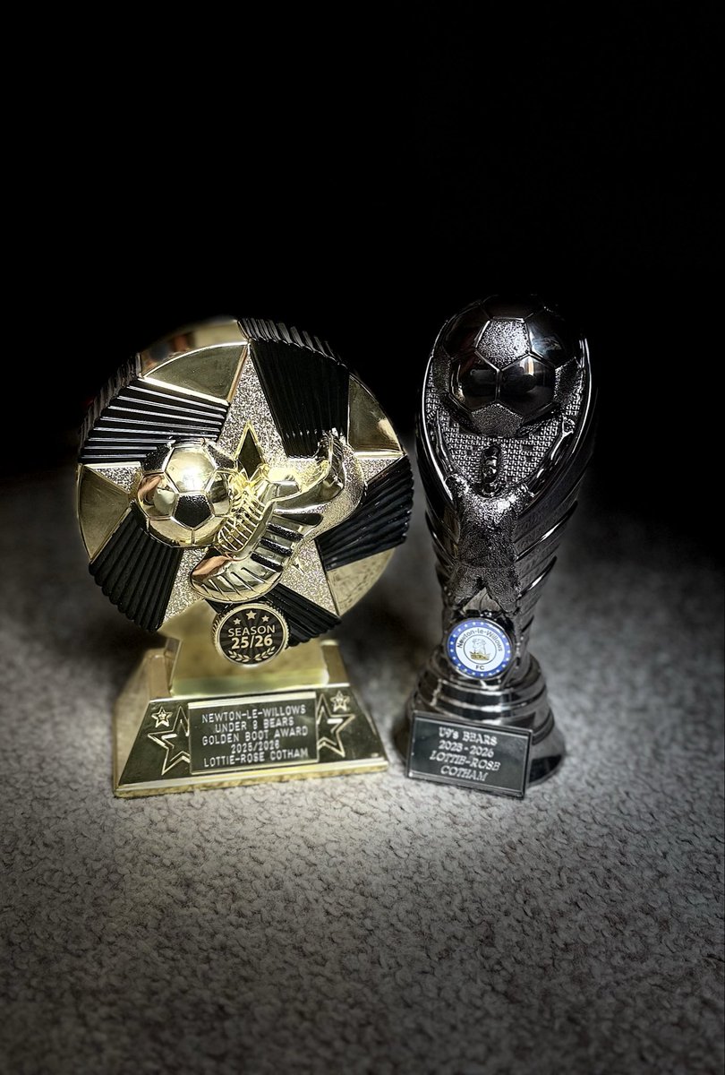 danyellcotham's tweet photo. My little Footballher ending the season with 25 goals and bagging herself the golden boot award 🏆 can’t wait to see what next season brings @miss_brettle @MrHardyParish @parishschool1 https://t.co/Nf7BA5Gu7l