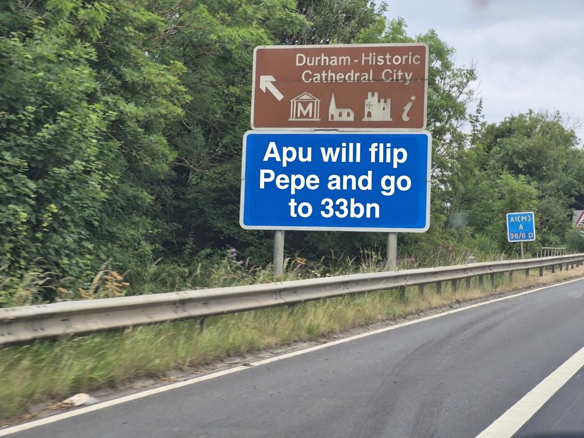 CasioF91W_DB's tweet photo. Spotted on the M1 (NORTH)

$APU https://t.co/MdaVS28I6b