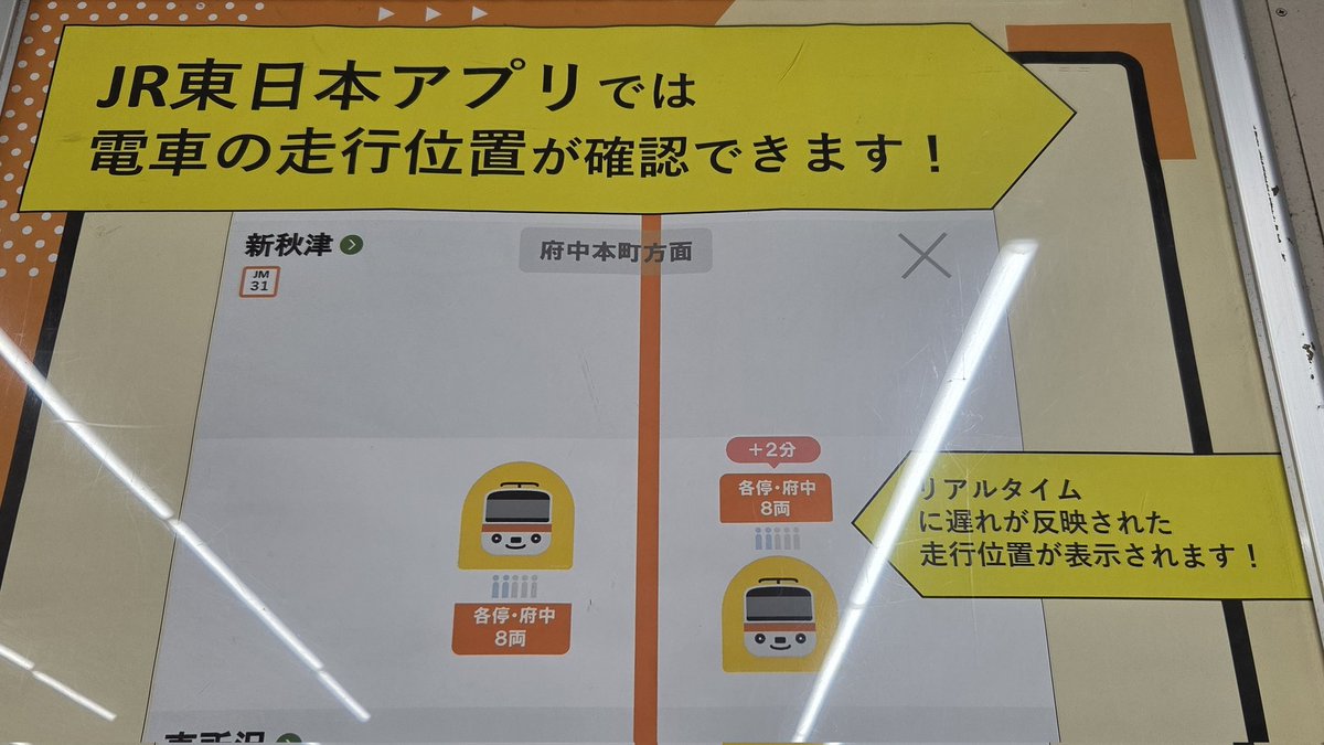Ykw_Victorique's tweet photo. 東京メガループ（本当にループしているため、すべて府中本町行きとして運転されている） https://t.co/GmWalcsaYl