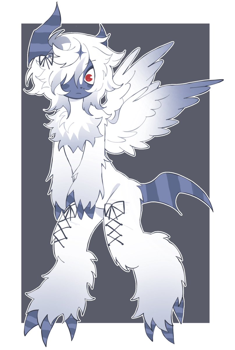 undeservingstar's tweet photo. Absol https://t.co/5sOJ50lWZ7
